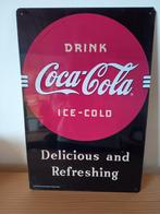 Panneau d'affichage Coca Cola, Collections, Comme neuf, Enlèvement ou Envoi, Panneau publicitaire