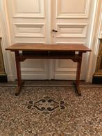 VINTAGE DESK BUREAU TAFEL MET OPBERGRUIMTE HOUT, Antiek en Kunst, Ophalen