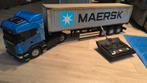 RC-Truck + Aanhanger + Zender, Gebruikt, Schaal 1:14, Auto onroad, RTR (Ready to Run)