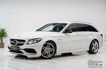 Mercedes-Benz C-Klasse 63 AMG 4.0 bi-turbo break! Designo, M, Autos, Capteur de lumière, Achat, 3982 cm³, Entreprise