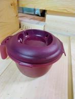 tupperware kleine bordeaux microgolf pot met deksel, Ophalen of Verzenden, Gebruikt
