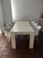 Chaise et table blanches, Enlèvement, Comme neuf