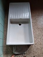 Vintage  keramische wasbak, Doe-het-zelf en Bouw, Ophalen, Gebruikt, Steen, Wastafel