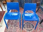 2 chaises Vintage d'école maternelle estampillées "rn", Chaise(s), Enlèvement, Utilisé