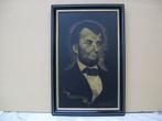 Abraham Lincoln - Kader - President - Vintage - Retro, Gebruikt, Ophalen of Verzenden, Kaart, Foto of Prent