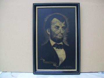 Abraham Lincoln - Kader - President - Vintage - Retro