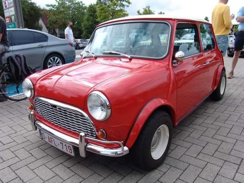 Mini Cooper, Auto's, Oldtimers, Particulier, Mini, Benzine, Rood, Zwart, Leder, Ophalen