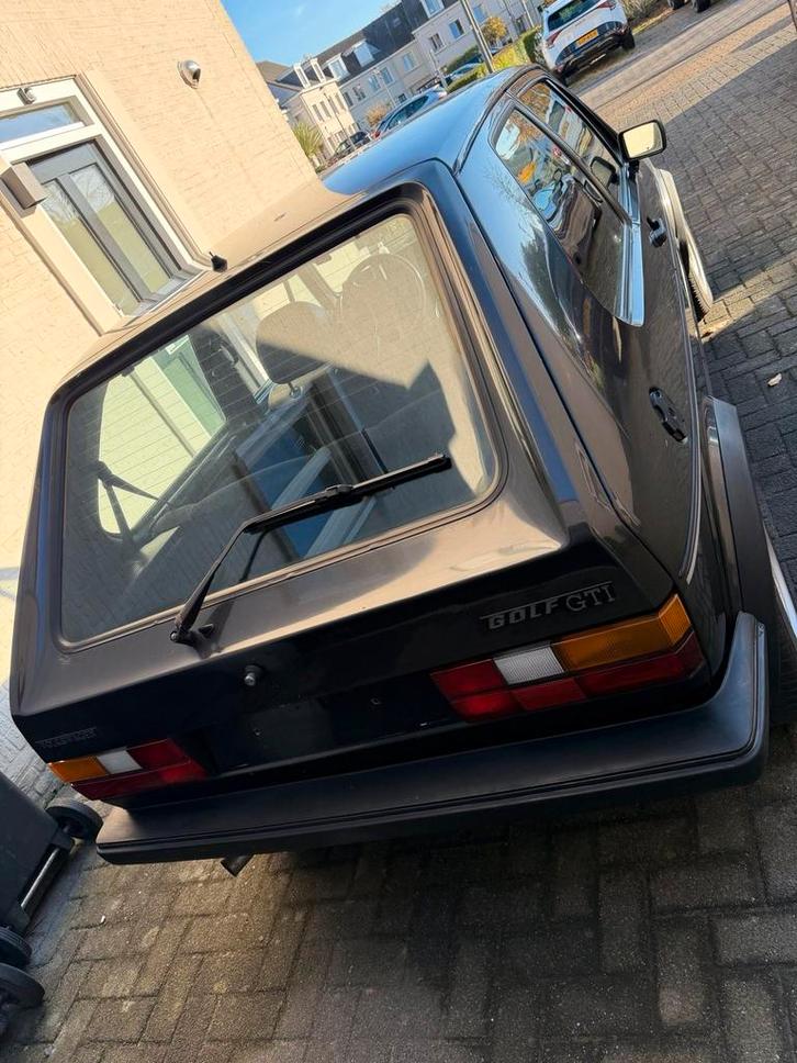 Golf 1 gti mk1 1983 1.8, Auto's, Oldtimers, Particulier, Volkswagen, Benzine, 3 deurs, Handgeschakeld, Zwart, Ophalen