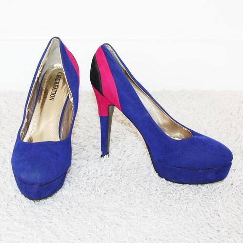 Mooie C.H. Creation Pumps s24 (Maat 38) € 15,-, Kleding | Dames, Schoenen, Pumps, Blauw, Verzenden