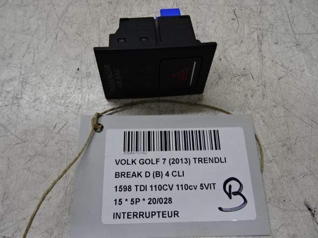 SCHAKELAAR Volkswagen Golf VII Variant (AUVV) (5G1919225), Auto-onderdelen, Dashboard en Schakelaars, Volkswagen, Gebruikt