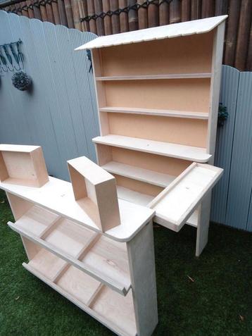 nieuwe grote sterke dubbele houten speelgoed winkel 120 €
 beschikbaar voor biedingen