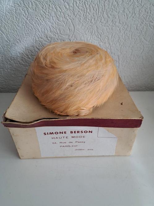 Antieke hoed in hoedendoos, Antiek en Kunst, Curiosa en Brocante, Ophalen of Verzenden