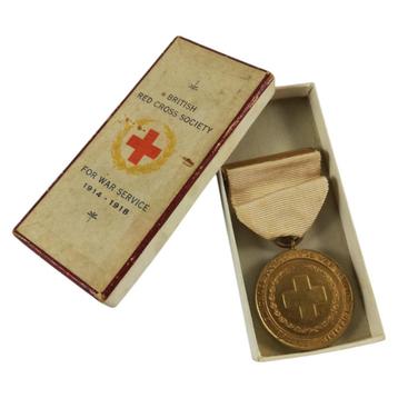 British Red Cross Society - For War Service 1914 - 1918 beschikbaar voor biedingen