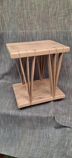 Bijzet tafel massief, Minder dan 55 cm, Nieuw, Rechthoekig, Hout