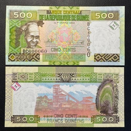 Guinee - 500 Francs 2017 - P 47b - UNC - 699, Postzegels en Munten, Bankbiljetten | Afrika, Los biljet, Guinee, Ophalen of Verzenden