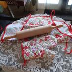 Ensemble de cuisine, Enlèvement ou Envoi, Neuf, Rouge, Tablier