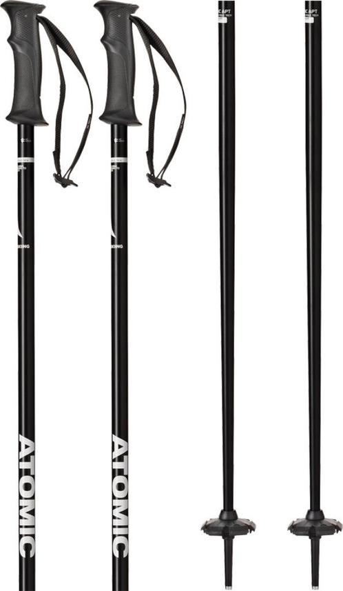 115 120 125 130 cm skistokken ATOMIC black, Sport en Fitness, Skiën en Langlaufen, Gebruikt, Stokken, Ski, Atomic, Carve, Verzenden