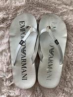 Emporio Armani teenslippers zilver maat 43, Kleding | Heren, Schoenen, Slippers, Ophalen of Verzenden, Zo goed als nieuw, Emporio Armani