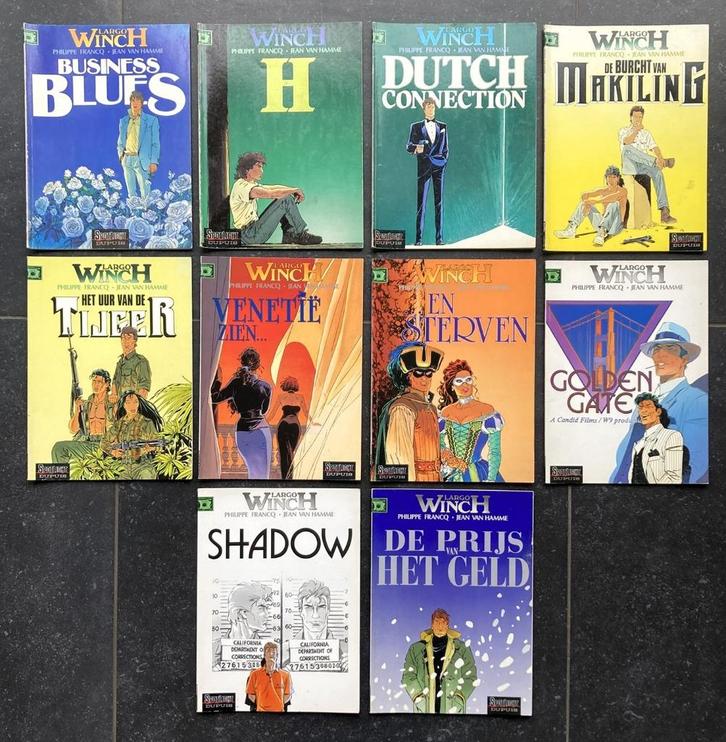 Largo Winch - 10 strips, Livres, BD, Plusieurs BD, Enlèvement ou Envoi