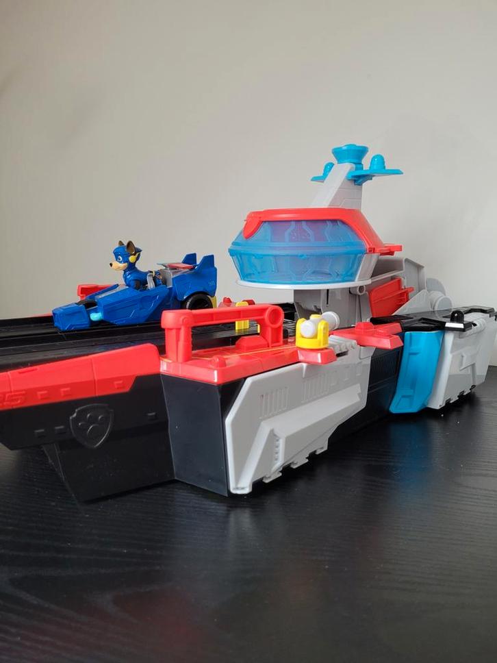 PAW Patrol The Mighty Movie - Vliegdekschip (2023), Kinderen en Baby's, Speelgoed |Speelgoedvoertuigen, Zo goed als nieuw, Ophalen