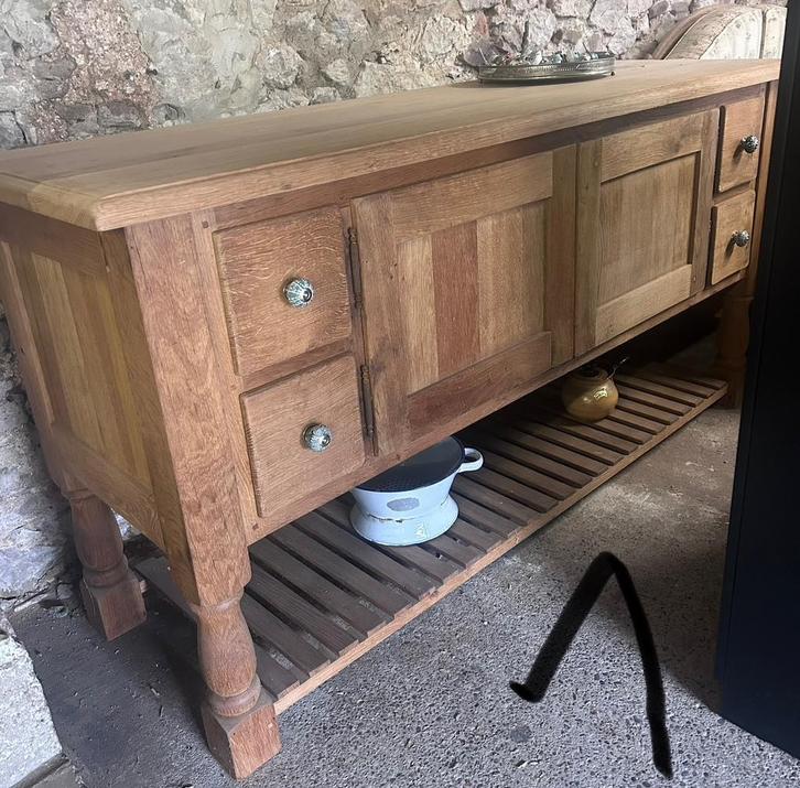 Massief eikenhouten meubelen (verschillende modellen), Antiek en Kunst, Antiek | Meubels | Stoelen en Sofa's, Ophalen