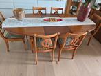Ovaal tafel in kerzelaar in perfecte staat Afmetingen volled, Huis en Inrichting, Ophalen of Verzenden, Zo goed als nieuw
