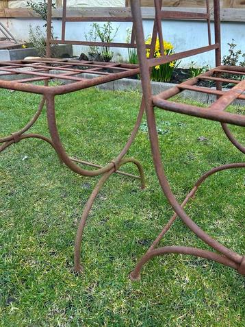 Marokkaanse smeedijzeren tuinstoel, Tuin en Terras, Ophalen, Gebruikt, Metaal
