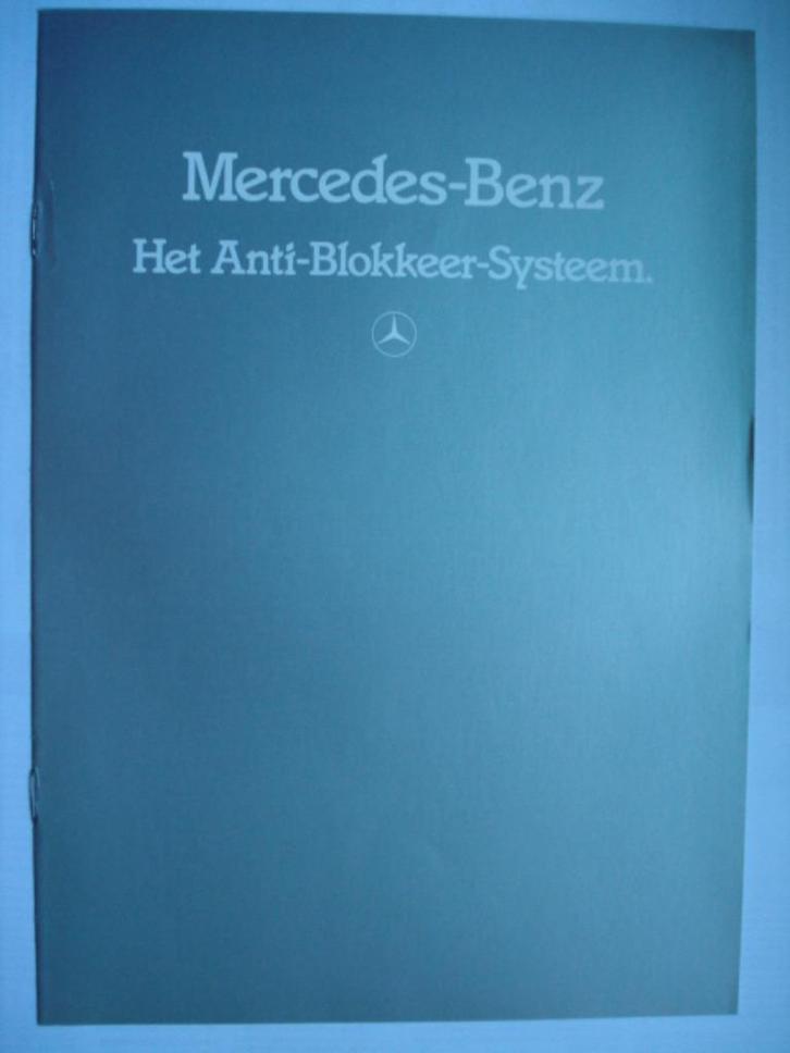 Mercedes-Benz ABS S-Klasse W126 1983 Brochure Catalogue Pros, Boeken, Auto's | Folders en Tijdschriften, Gelezen, Mercedes, Verzenden