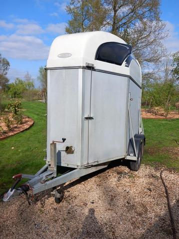 Paardentrailer, Dieren en Toebehoren, Paarden en Pony's | Trailers en Aanhangwagens, Ophalen, Gebruikt, 2-paards trailer