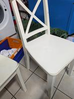 4 stoelen, Ophalen, Gebruikt, Wit, Vier