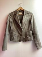 Kaki Blazer Hampton Bays 36, Kleding | Dames, Jasjes, Kostuums en Pakken, Overige kleuren, Ophalen of Verzenden, Maat 36 (S), Gedragen