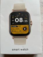 Nieuwe smartwatch met grijze of zwarte band, Bijoux, Sacs & Beauté, Montres connectées, Android, Noir, Enlèvement, Neuf
