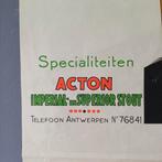 Brouwerijposter van Zwaan Hoboken, Ophalen of Verzenden, Gebruikt, Verpakking