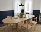 eiken scandinavische tafel, Huis en Inrichting, Ophalen, Gebruikt, Rond
