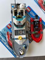 Drijvende LegoCity Politie patrouilleboot & boevenboot 60129, Kinderen en Baby's, Ophalen, Zo goed als nieuw, Complete set, Lego