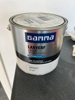 Gamma binnenlak zijdeglans RAL 9010 gebroken wit 2,5L, Doe-het-zelf en Bouw, Verf, Beits en Lak, Ophalen, Wit, Nieuw, Lak