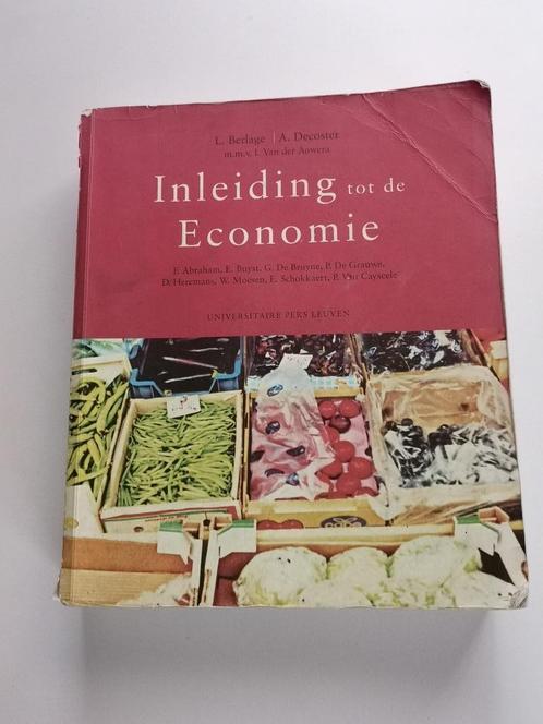 Inleiding tot de economie – L.Berlage A.Decoster, Livres, Économie, Management & Marketing, Enlèvement ou Envoi