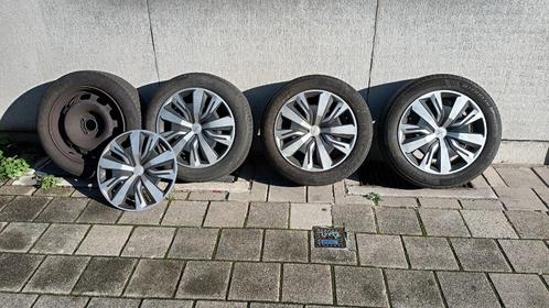 4 Originelen Velgen en banden voor Peugeot 208 maat195/55/16, Auto-onderdelen, Banden en Velgen, Band(en), Zomerbanden, 16 inch