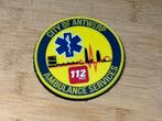 Pvc Patch City of Antwerp Ambulance, Enlèvement ou Envoi, Neuf