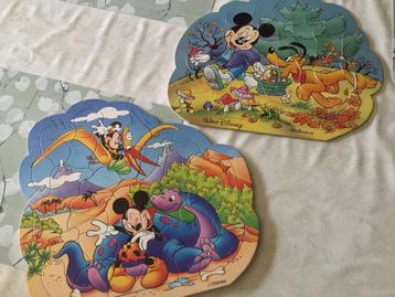 2 puzzles Disney vintage 