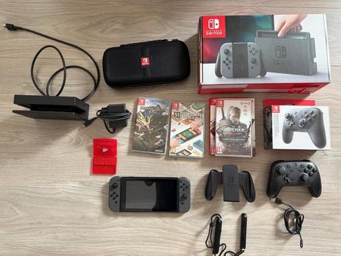 Nintendo Switch (console, games, accessoires), Games en Spelcomputers, Spelcomputers | Nintendo Switch, Zo goed als nieuw, Ophalen of Verzenden