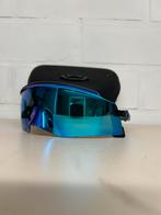 Oakley Kato Polished Black Prizm Sapphire, Gebruikt, Zonnebril, Zwart, Ophalen of Verzenden