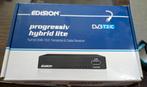 EDISON PROGRESSIV HYBRID LITE DV3T2/C - Full HD DVB-T2/C réc, Audio, Tv en Foto, Ophalen, Zo goed als nieuw