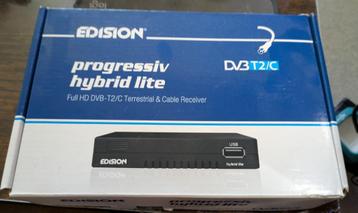 EDISON PROGRESSIV HYBRID LITE DV3T2/C - Full HD DVB-T2/C réc beschikbaar voor biedingen