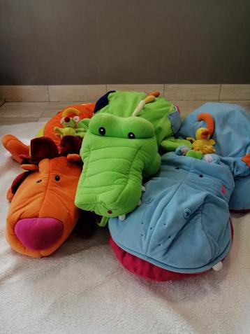 Lilliputiens reuzen knuffels, Kinderen en Baby's, Speelgoed | Knuffels en Pluche, Ophalen, Gebruikt, Overige typen