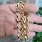 18 karaat heel mooi goud ketting  46.7 gram, Handtassen en Accessoires, Kettingen, Ophalen, Zo goed als nieuw, Goud, Goud