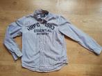 blauw met wit hemd Hacket maat 134 - 140, Overhemd of Blouse, Hacket, Ophalen of Verzenden, Zo goed als nieuw