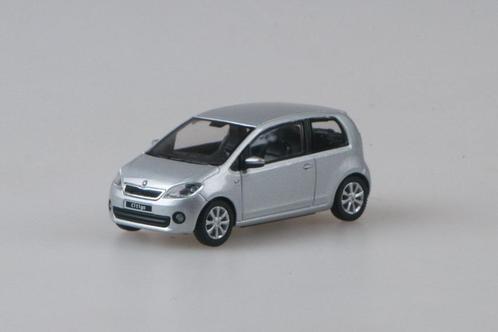 schaalmodel schaal 1:43 Skoda Citigo Silver Metalic, Hobby en Vrije tijd, Modelauto's | Overige schalen, Nieuw, Auto, Verzenden