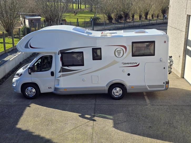 Elnagh Baron 65-Automaat-2023-5 pers.-BTW recup.-6E+garantie, Caravans en Kamperen, Mobilhomes, Bedrijf, tot en met 5, Alkoof