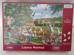 Puzzel HOP  "Llama Mamas"  1000 stukjes, Hobby en Vrije tijd, Denksport en Puzzels, Ophalen of Verzenden, 500 t/m 1500 stukjes